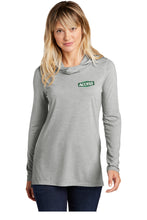 Load image into Gallery viewer, Sport-Tek Ladies PosiCharge  Tri-Blend Wicking Long Sleeve Hoodie