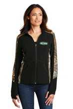 Load image into Gallery viewer, Ladies Port Authority® Camouflage Microfleece Full-Zip Jacket