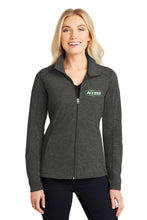 Load image into Gallery viewer, Ladies Port Authority® Heather Microfleece Full-Zip Jacket