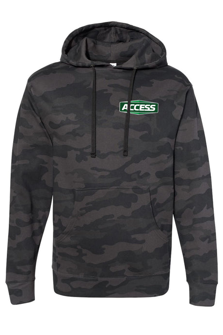 Independent Trading Co. - Midweight Hooded Sweatshirt SS4500 -Black Camo
