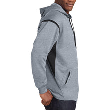 Load image into Gallery viewer, SPORT-TEK® TECH FLEECE COLORBLOCK HOODED SWEATSHIRT