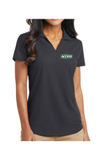 Load image into Gallery viewer, PORT AUTHORITY LADIES DRY ZONE GRID POLO