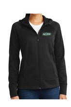 Load image into Gallery viewer, SPORT-TEK® LADIES' RIVAL TECH FLEECE FULL-ZIP HOODED JACKET
